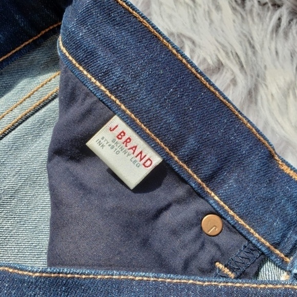 J Brand SKINNY LEG jeans Ink Blue sz 28 - Picture 6 of 6